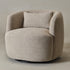 Ashlie Bouclé Swivel Barrel Chair - Taupe Modern Swivel Chair | Swivel Accent Chairs | Kinwell Furniture | Swivel Armchairs