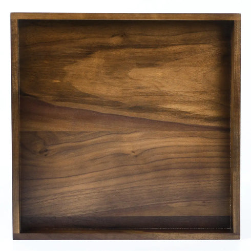 Square Black Walnut Serving Tray - Kinwell Furniture