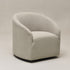 Susie Bouclé Swivel Barrel Chair - Modern Swivel Chair | Swivel Accent Chairs | Kinwell Furniture | Swivel Armchairs