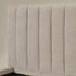 Agnes Linen Platform Bed - Beige / Gray Upholstered Bed | Queen & King Platform Beds | Kinwell Furniture | Modern Linen Bed Frames