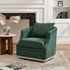 Minerva Swivel Barrel Chair - Green Modern Swivel Chair | Swivel Accent Chairs | Kinwell Furniture | Swivel Armchairs