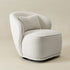 Laura Bouclé Swivel Barrel Chair - Modern Swivel Chair | Swivel Accent Chairs | Kinwell Furniture | Swivel