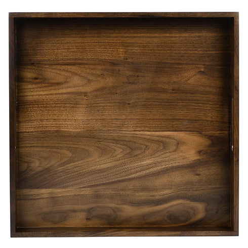 Square Black Walnut Serving Tray - Kinwell Furniture