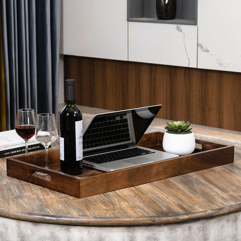 Rectangle Black Walnut Serving Tray - Kinwell Furniture