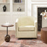 Logan Faux Leather Tufted Swivel Club Chair - Modern Swivel Chair | Swivel Accent Chairs | Kinwell Furniture | Swivel Armchairs