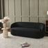 Everitte Bouclé 3-Seater Sofa - Black 3 Seater Sofa | Three Seater Couch | Kinwell Furniture | Modern 3 Seater Sofas