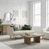 Gray Upholstered Loveseat – Albert Loveseat Sofa | 2-Seater Couch | Kinwell Furniture | Mid-Century Modern, Timeless Design