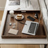 Square Black Walnut Serving Tray - Kinwell Furniture