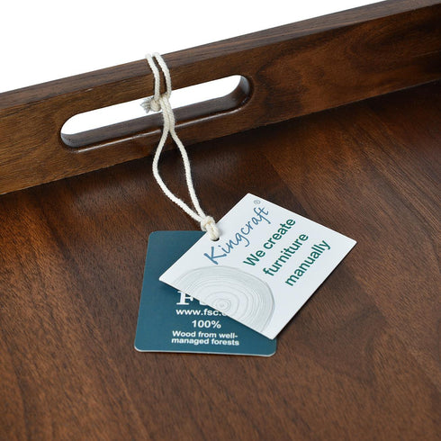 Rectangle Black Walnut Serving Tray - Kinwell Furniture