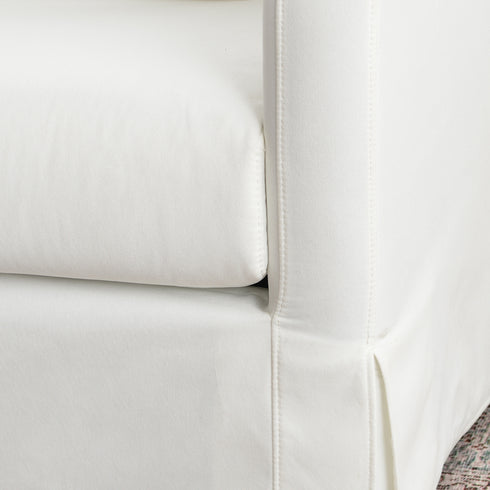 Herman Performance Fabric Slipcovered Sofa - 3 Seater Sofa | Three Seater Couch | Kinwell Furniture | Modern 3 Seater Sofas