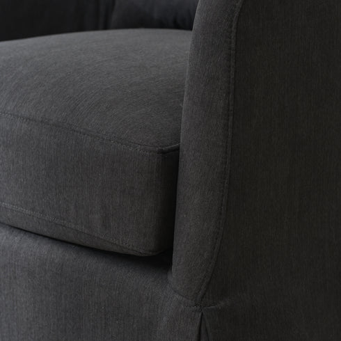 Eliza Slipcover Swivel Barrel Chair
