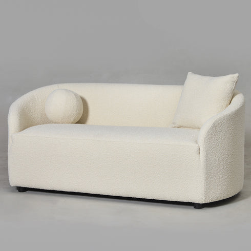 Susie Premium Bouclé Loveseat |White Loveseat | Loveseat Couch | Kinwell Furniture | Modern Loveseats & Comfortable Loveseat Sofa Couches