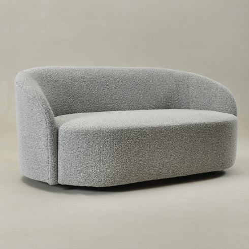 Everitte Bouclé Loveseat Sofa | Fabric Loveseat Couch | Kinwell Furniture | Modern Loveseats & Comfortable Loveseat Sofa