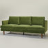 Green Upholstered Sofa – Albert Sofa Couch | 3-Seater Sofa | Kinwell Furniture | Mid-Century Modern, Timeless Design