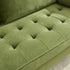 Tiziano Tufted 2-Piece Sectional Sofa – Green Velvet Reversible Chaise Couch with Accent Pillows | Mid-Century Modern L-Shaped Sofa | Kinwell Furniture