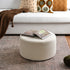 Elof Bouclé Ottoman - Stylish Ottoman | Living Room Pouf | Kinwell Furniture | Modern Ottomans