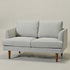 Gray Upholstered Loveseat – Albert Loveseat Sofa | 2-Seater Couch | Kinwell Furniture | Mid-Century Modern, Timeless Design