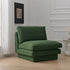 Montyne Bouclé Armless Chair - Green Accent Chair | Decorative Accent Chairs | Kinwell Furniture | Modern Accent Chairs