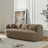 Ashlie Bouclé 3-Seater Sofa - Teddy Brown 3 Seater Sofa | Three Seater Couch | Kinwell Furniture | Modern 3 Seater Sofas