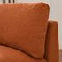 Montyne Armless Bouclé Chair - Rich Caramel Upholstery | Earth Tone Accent Chair | Kinwell Furniture | Mid-century Modern Style