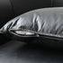 Ashlie Leather Swivel Barrel Chair - Black Accent Swivel Chair | Swivel Chairs for Living Rooms | Kinwell Furniture | Top Swivel Chairs