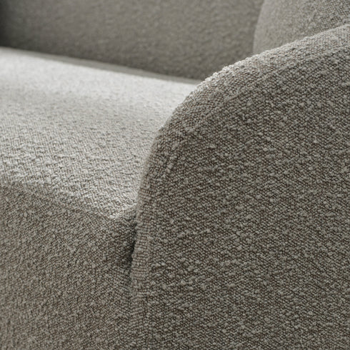 Susie Premium Bouclé Loveseat |Gray Loveseat | Loveseat Couch | Kinwell Furniture | Modern Loveseats & Comfortable Loveseat Sofa Couches