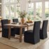 Diane Performance Dining Side Chair with Casters - Dining Chair | Modern Kitchen Chairs | Kinwell Furniture | Dining Chairs Performance Fabric