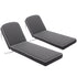 Ranu Extra Thick Outdoor Cushion Set – Gray Patio Chair Cushions | Outdoor Seat & Back Cushions | Weather-Resistant Outdoor Cushions | Kinwell Furniture