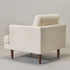 Upholstered Armchair – Cream Square Arm Accent Chair | Performance Fabric Armchair | Kinwell Furniture | Scandinavian, Timeless Design