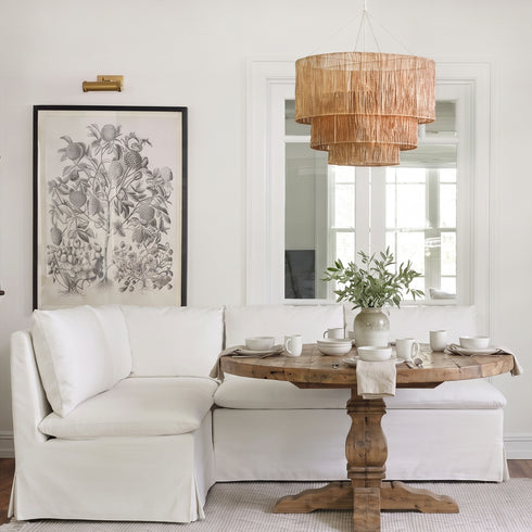 Nelly Slipcover Performance Dining Banquette