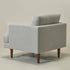 Upholstered Armchair – Gray Square Arm Accent Chair | Performance Fabric Armchair | Kinwell Furniture | Scandinavian, Timeless Design