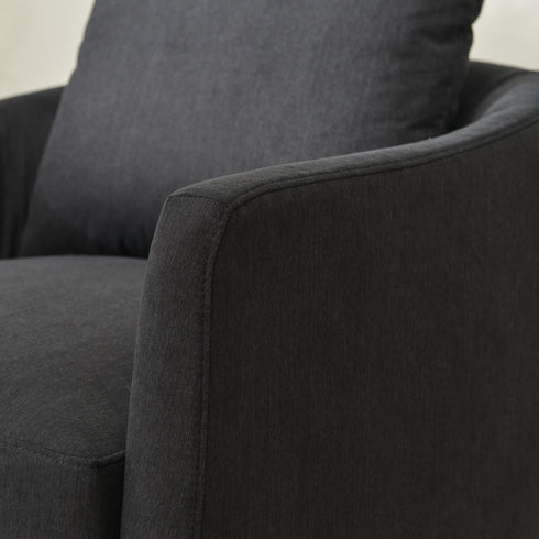 Eliza Slipcover Swivel Barrel Chair