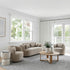 Ashlie Bouclé Furniture Set with Ottoman