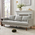 Gray Upholstered Sofa – Albert Sofa Couch | 3-Seater Sofa | Kinwell Furniture | Mid-Century Modern, Timeless Design