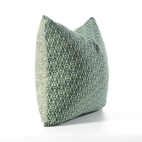 Maurice Two-Tone Textured Throw Pillow