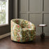 Susie Botanical Jacquard Swivel Barrel Chair - Botanical Jacquard Accent Chair | Modern Swivel Accent Chair | Upholstered Swivel Armchair | Kinwell Furniture | 360 Degree Swivel Barrel Chair | Floral Jacquard Armchair | Living Room Accent Chairs | Luxury Statement Chair