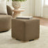 Ida Bouclé Square Ottoman