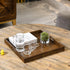 Square Black Walnut Serving Tray - Kinwell Furniture