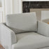 Upholstered Armchair – Gray Square Arm Accent Chair | Performance Fabric Armchair | Kinwell Furniture | Scandinavian, Timeless Design