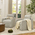 Clara Linen Slipcover Swivel Chair
