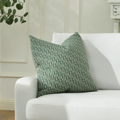 Maurice Two-Tone Textured Throw Pillow