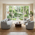 Ashlie Bouclé Loveseat |Light Gray Loveseat | Fabric Loveseat Couch | Kinwell Furniture | Modern Loveseats & Comfortable Loveseat Sofa