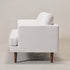 Ivory Upholstered Loveseat – Albert Loveseat Sofa | 2-Seater Couch | Kinwell Furniture | Mid-Century Modern, Timeless Design