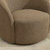 Everitte Bouclé Swivel Barrel Chair