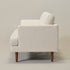 Cream Upholstered Loveseat – Albert Loveseat Sofa | 2-Seater Couch | Kinwell Furniture | Mid-Century Modern, Timeless Design