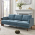 Blue Upholstered Sofa – Albert Sofa Couch | 3-Seater Sofa | Kinwell Furniture | Mid-Century Modern, Timeless Design
