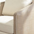 Claude Linen Swivel Cane Chair