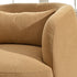 Ashlie Chenille Swivel Barrel Chair - Brown Modern Swivel Chair | Swivel Accent Chairs | Kinwell Furniture | Swivel Armchairs