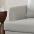 Gray Upholstered Loveseat – Albert Loveseat Sofa | 2-Seater Couch | Kinwell Furniture | Mid-Century Modern, Timeless Design