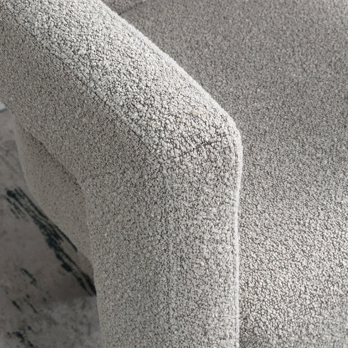 Hal Modern Bouclé Armchair Set - Comfy Accent Chair | Occasional Chairs | Kinwell Furniture | Comfortable Accent Chairs